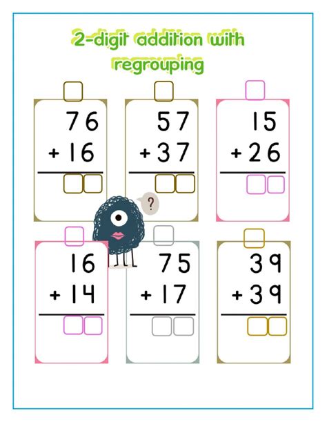 multi digit addition with regrouping.